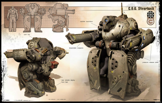 Gears of War 3 техника