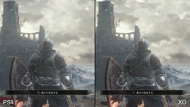 Dark Souls 3 сравнение графики на консолях